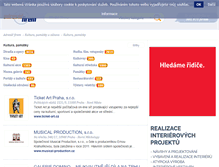 Tablet Screenshot of kultura.adresarfirem.cz